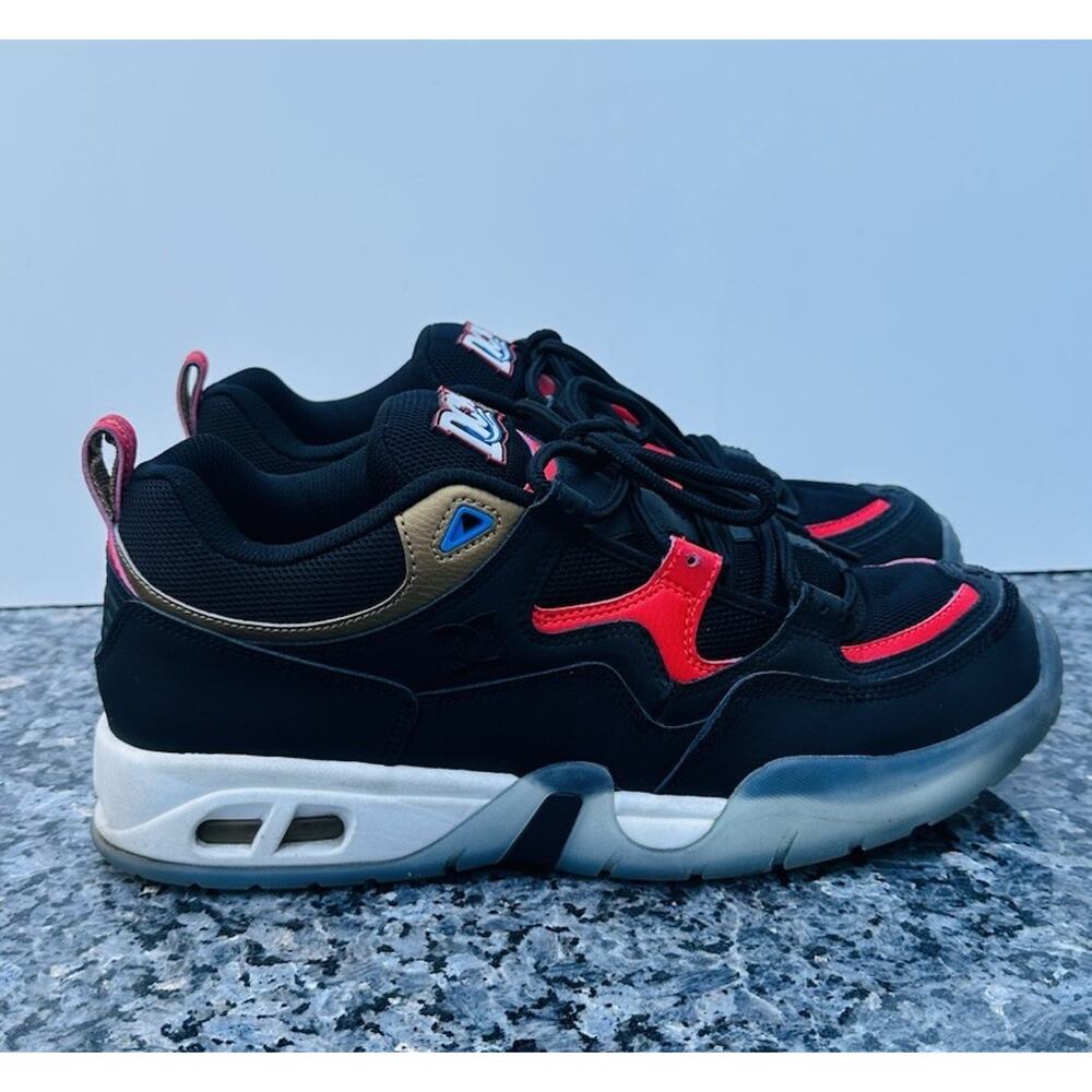 DC Shoe Co USA Josh Kalis Truth OG Black Red Blue Shoes ADYS100760 Men Sz 13